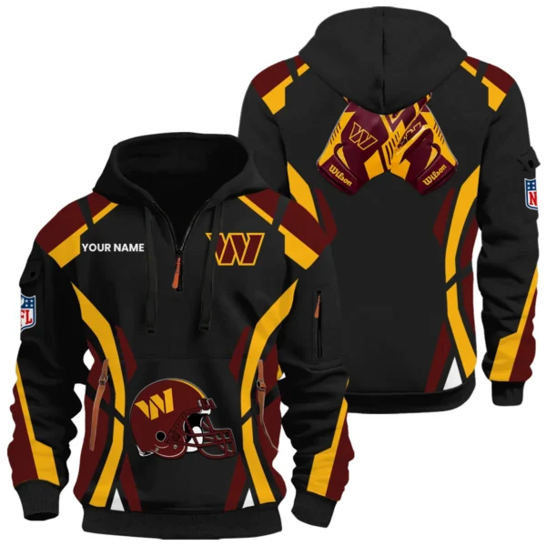 Washington Commanders Half Zip Hoodie Full Set Options Limited Personalize Name