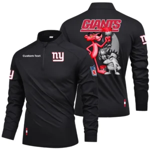 New York Giants Quarter Zip Long Sleeve Shirt 2026 Limited Personalize Name