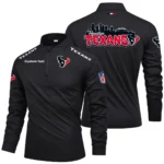 Houston Texans Quarter Zip Long Sleeve 2027 Limited Graffiti Style Personalize Name