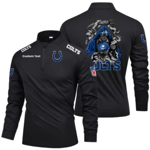 Indianapolis Colts Quarter Zip Long Sleeve New 2026 Limited Personalize Name