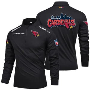 Arizona Cardinals Quarter Zip Long Sleeve 2027 Limited Graffiti Style Personalize Name