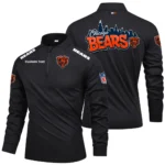 Chicago Bears Quarter Zip Long Sleeve 2027 Limited Graffiti Style Personalize Name