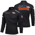 Denver Broncos Quarter Zip Long Sleeve 2027 Limited Graffiti Style Personalize Name