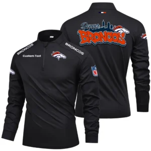 Denver Broncos Quarter Zip Long Sleeve 2027 Limited Graffiti Style Personalize Name