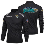 Jacksonville Jaguars Quarter Zip Long Sleeve 2027 Limited Graffiti Style Personalize Name