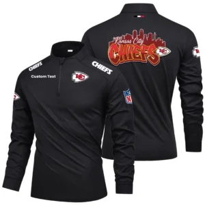 Kansas City Chiefs Quarter Zip Long Sleeve 2027 Limited Graffiti Style Personalize Name