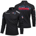 New England Patriots Quarter Zip Long Sleeve 2027 Limited Graffiti Style Personalize Name