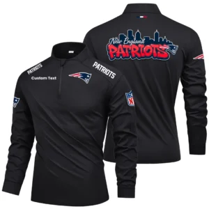 New England Patriots Quarter Zip Long Sleeve 2027 Limited Graffiti Style Personalize Name