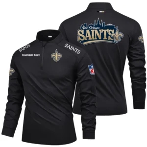 New Orleans Saints Quarter Zip Long Sleeve 2027 Limited Graffiti Style Personalize Name