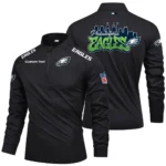 Philadelphia Eagles Quarter Zip Long Sleeve 2027 Limited Graffiti Style Personalize Name