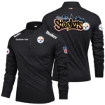Pittsburgh Steelers Quarter Zip Long Sleeve 2027 Limited Graffiti Style Personalize Name