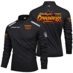 Washington Commanders Quarter Zip Long Sleeve 2027 Limited Graffiti Style Personalize Name