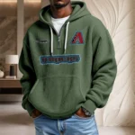 Arizona Diamondbacks Waffle Knit Hoodie Quarter Zip New 2026 Personalize Name