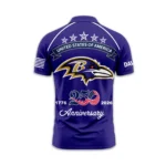 Baltimore Ravens Polo Shirt x America’s 250th Anniversary Limited Personalize Name