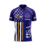 Baltimore Ravens Polo Shirt x America’s 250th Anniversary Limited Personalize Name