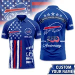 Buffalo Bills Polo Shirt x America’s 250th Anniversary Limited Personalize Name