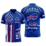 Buffalo Bills Polo Shirt x America’s 250th Anniversary Limited Personalize Name