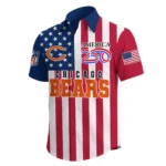Chicago Bears Hawaiian Shirt 2026 Premium Crinkle Textured x Liberty Eagle Patriotic Limited Edition