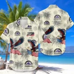 Colorado Rockies Hawaiian Shirt 2026 Limited Premium Crinkle Textured x 250th Birthday Freedom Anniversary