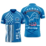 Detroit Lions Polo Shirt x America’s 250th Anniversary Limited Personalize Name