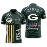 Green Bay Packers Polo Shirt x America’s 250th Anniversary Limited Personalize Name