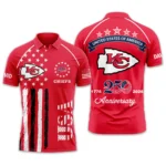 Kansas City Chiefs Polo Shirt x America’s 250th Anniversary Limited Personalize Name