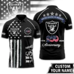 Las Vegas Raiders Polo Shirt x America’s 250th Anniversary Limited Personalize Name