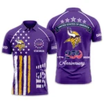 Minnesota Vikings Polo Shirt x America’s 250th Anniversary Limited Personalize Name
