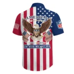 Minnesota Vikings Hawaiian Shirt 2026 Premium Crinkle Textured x Liberty Eagle Patriotic Limited Edition