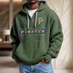 Pittsburgh Pirates Waffle Knit Hoodie Quarter Zip New 2026 Personalize Name