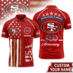 San Francisco 49ers Polo Shirt x America’s 250th Anniversary Limited Personalize Name