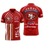 San Francisco 49ers Polo Shirt x America’s 250th Anniversary Limited Personalize Name