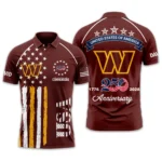 Washington Commanders Polo Shirt x America’s 250th Anniversary Limited Personalize Name