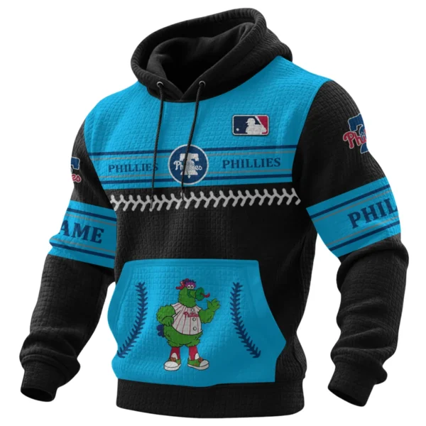 Philadelphia Phillies Waffle Pullover Hoodie 2026 Limited Personalize Name