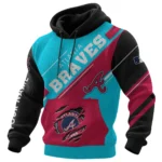 Atlanta Braves Pullover Hoodie Waffle Knit 2027 Limited Personalize Name