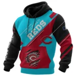 Cincinnati Reds Pullover Hoodie Waffle Knit 2027 Limited Personalize Name