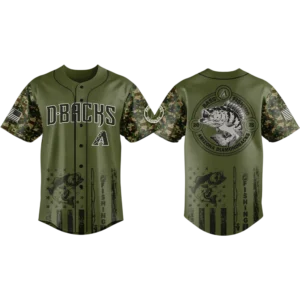 Arizona Diamondbacks Baseball Jersey x Bass Fishing New Limited Premium