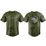 Atlanta Braves Baseball Jersey x Bass Fishing New Limited Premium