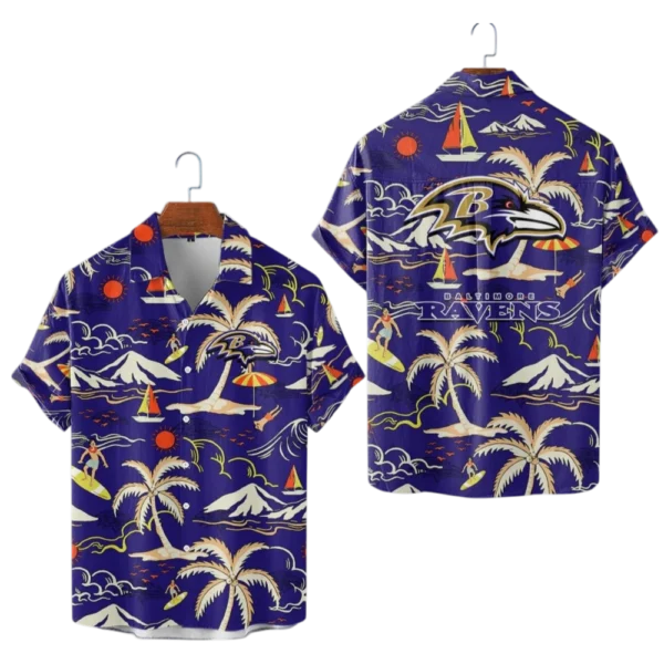Baltimore Ravens Hawaiian Shirt Premium Material Options 2027 Limited Premium Crinkle Textured
