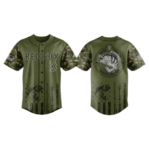 Boston Red Sox Baseball Jersey x Bass Fishing New Limited Premium