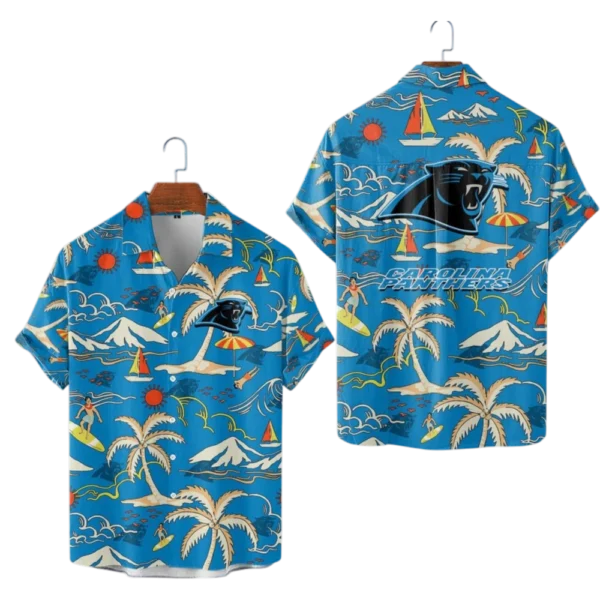 Carolina Panthers Hawaiian Shirt Premium Material Options 2027 Limited Premium Crinkle Textured
