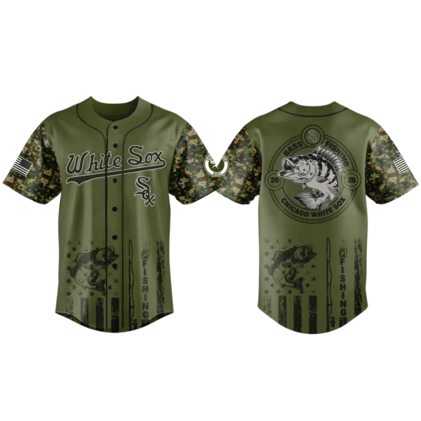 Chicago White Sox Baseball Jersey x Bass Fishing New Limited Premium Limited