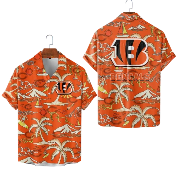Cincinnati Bengals Hawaiian Shirt Premium Material Options 2027 Limited Premium Crinkle Textured