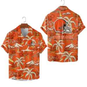 Cleveland Browns Hawaiian Shirt Premium Material Options 2027 Limited Premium Crinkle Textured