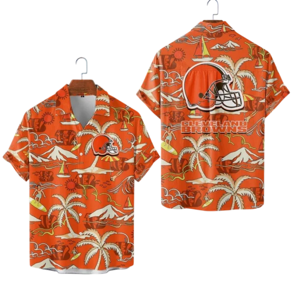 Cleveland Browns Hawaiian Shirt Premium Material Options 2027 Limited Premium Crinkle Textured