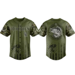Colorado Rockies Baseball Jersey x Bass Fishing New Limited Premium