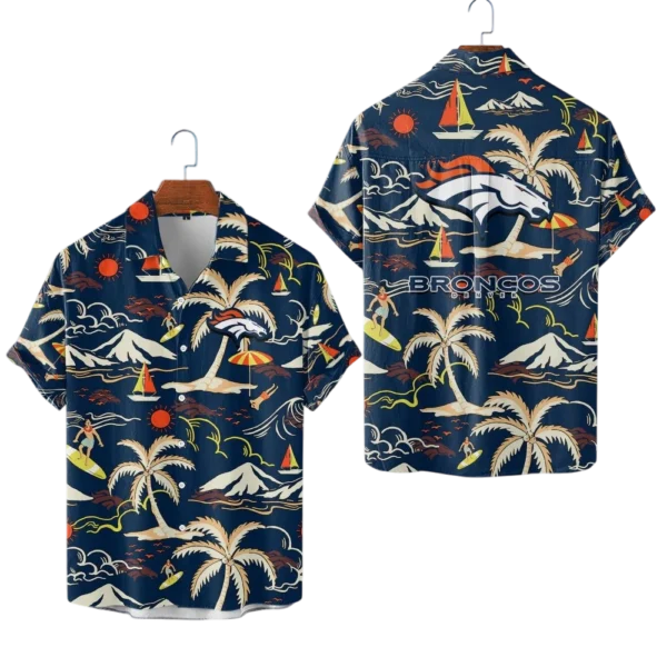 Denver Broncos Hawaiian Shirt Premium Material Options 2027 Limited Premium Crinkle Textured