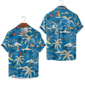 Detroit Lions Hawaiian Shirt Premium Material Options 2027 Limited Premium Crinkle Textured