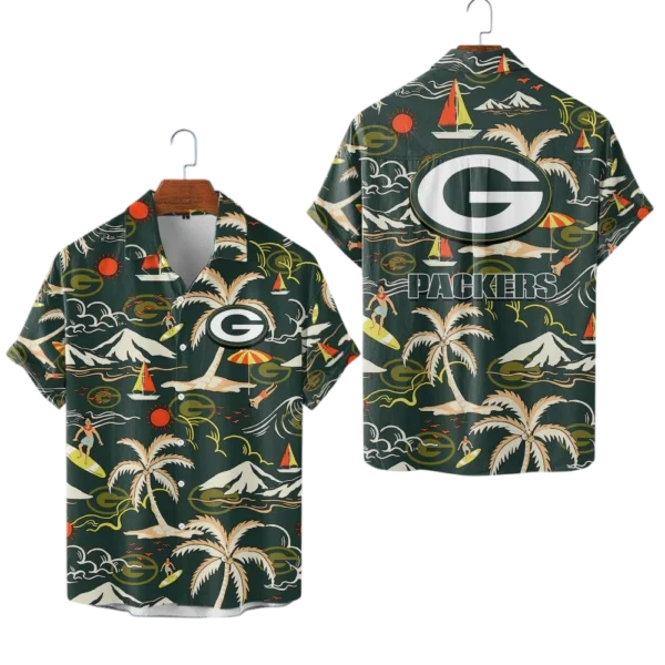 Green Bay Packers Hawaiian Shirt Premium Material Options 2027 Limited Premium Crinkle Textured