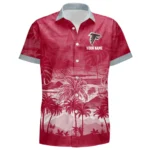 Atlanta Falcons Hawaiian Shirt 2026 Premium Crinkle Textured Personalize Name
